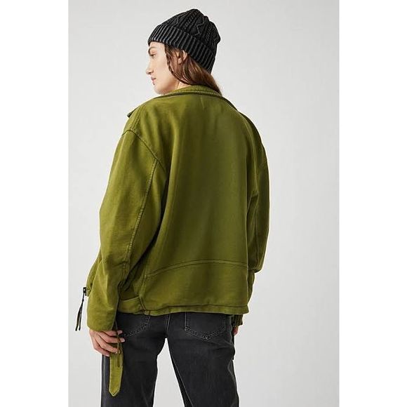 Free People Rebel Rebel Knit Moto Jacket Size XS - Picture 5 of 13
